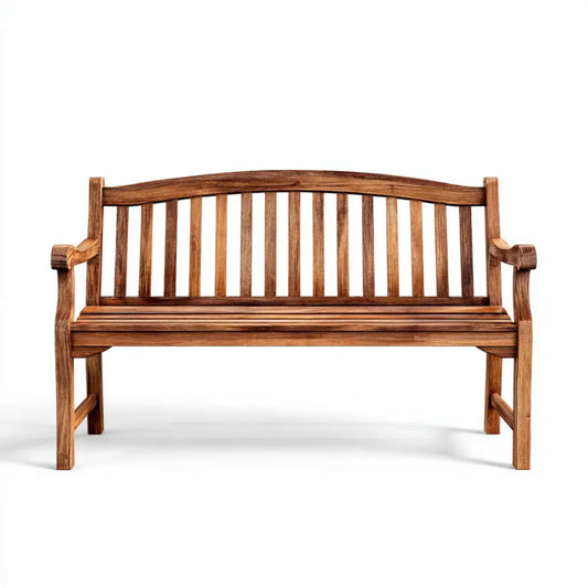 Ławka ogrodowa 2-fotelik Brązowy 120 x 65 x 90 cm Acacia lity prostokąt